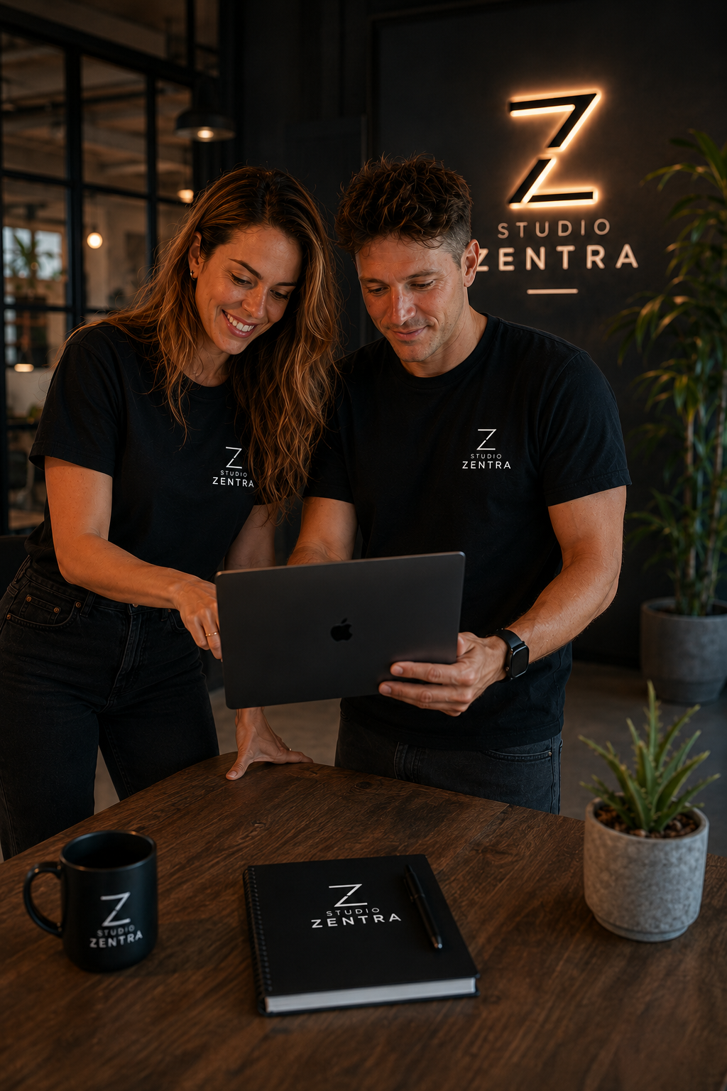 Franco & Delfina — founders of Studio Zentra